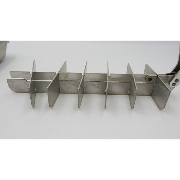 Frigidaire Single Ice Cube Tray 1950's Quickube Quick Release Aluminum Vintage - Picture 9 of 13